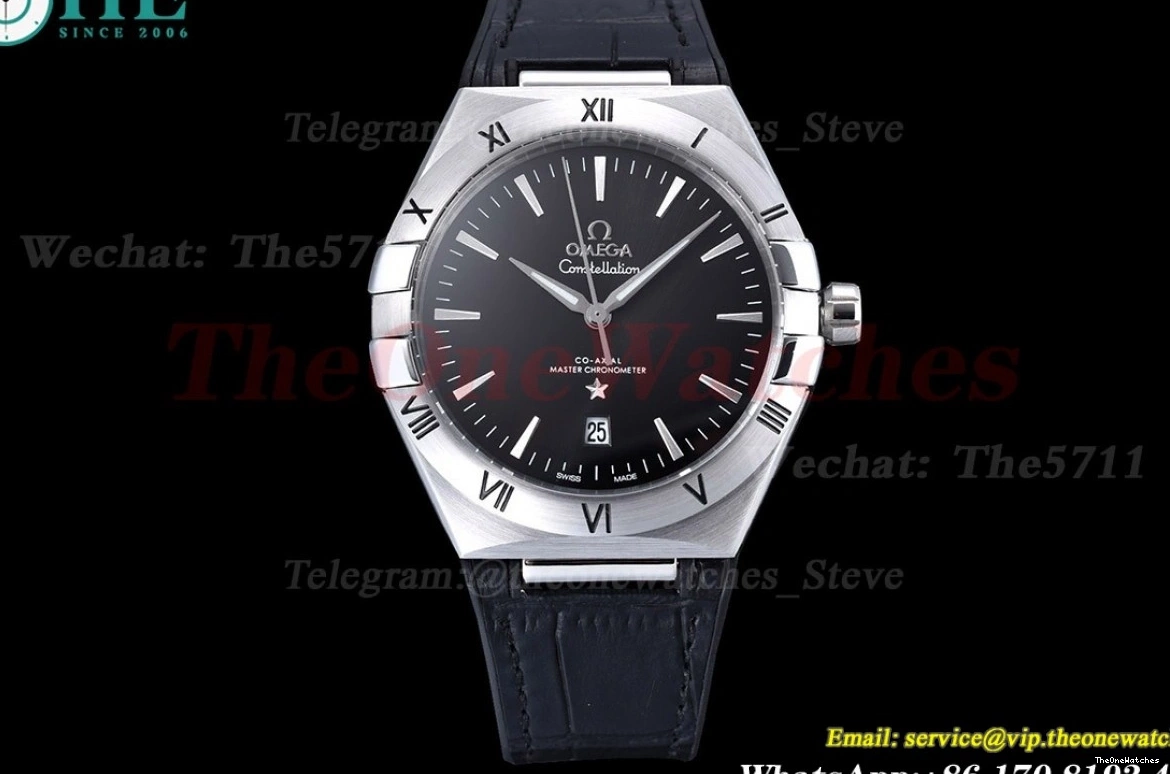 GDF Black Constellation 41mm Dial LE SS MY8215 0113